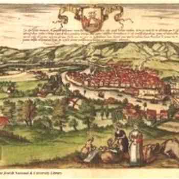 Click para ampliar. Pulsa en el nombre para ver la ficha. Vista de Bilbao en 1544